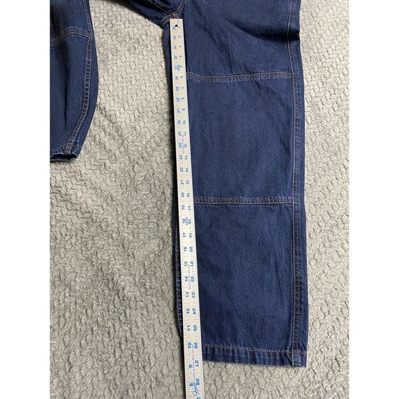 Vintage Empyre Blue Jeans Men 28 Double Knee Baggy Loose Skater Grunge Baggy 90s - Picture 9 of 10